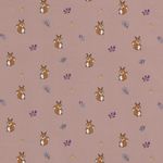 Jersey Süßes Eichhörnchen auf Altrosa