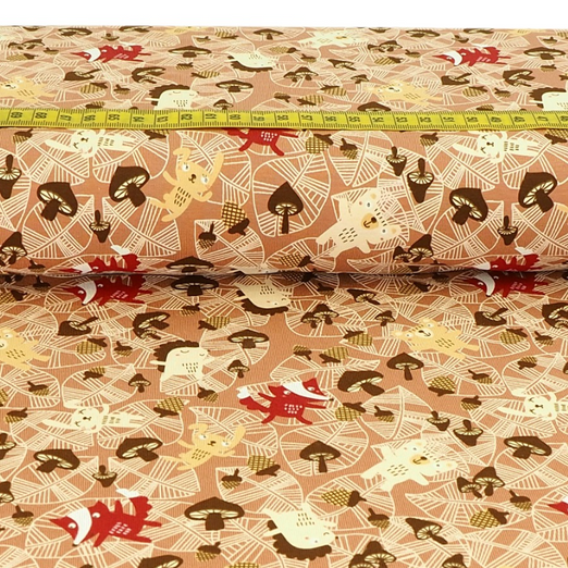 Jersey Woodfriends auf Terracotta Jersey Woodfriends auf Terracotta