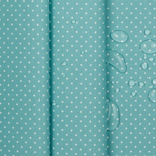 Beschichtete Baumwolle Dots Dunkelmint Beschichtete Baumwolle Dots Dunkelmint