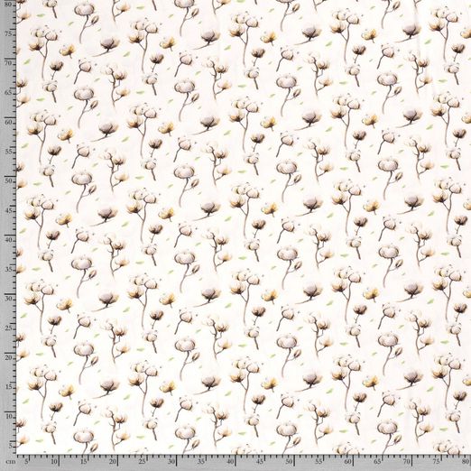 Jersey Knospen Josy auf Cremeweiß Digital Jersey Knospen Josy auf Cremeweiß Digital