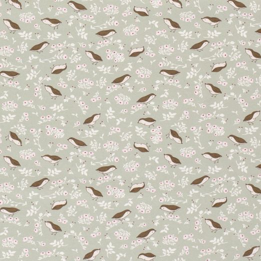 Jersey Süße Vögel auf Mint