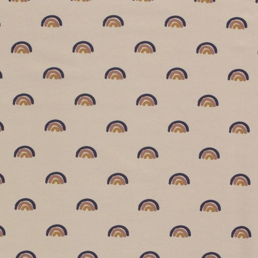 Jersey Regenbögen auf Hellbeige