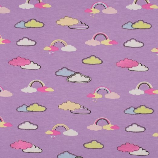 Jersey Wolkenregenbögen auf Flieder