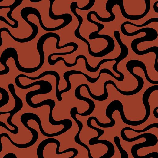 Soft Sweat Twisted Lines auf Blutorange BIO