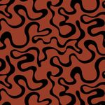 Soft Sweat Twisted Lines auf Blutorange BIO