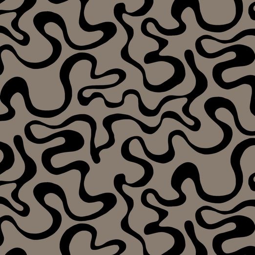 Soft Sweat Twisted Lines auf Hellbraun BIO