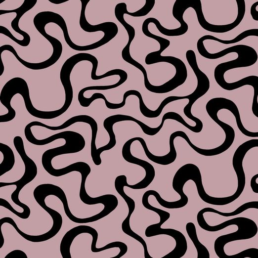 Soft Sweat Twisted Lines auf Altrosa BIO