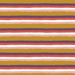 Soft Sweat Retro Stripes mit Senfgelb