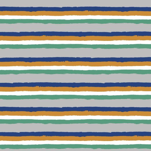 Soft Sweat Retro Stripes mit Hellgrau