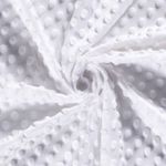 Minky Fleece Vita Prickar