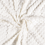 Minky Fleece "Notti" Punkte Creme Minky Fleece "Notti" Punkte Creme