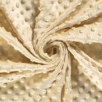 Minky Fleece Prickar Ljusgul