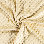 Minky Fleece "Notti" Punkte Hellgelb Minky Fleece "Notti" Punkte Hellgelb