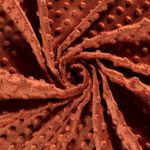 Minky Fleece Prickar Blodapelsin