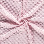 Minky Fleece "Notti" Punkte Hellrosa Minky Fleece "Notti" Punkte Hellrosa
