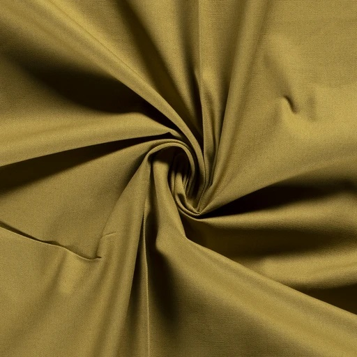 Baumwolle Canvas Uni Khaki