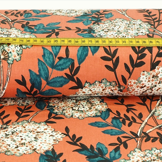 Canvas Holunderblüten Koralle