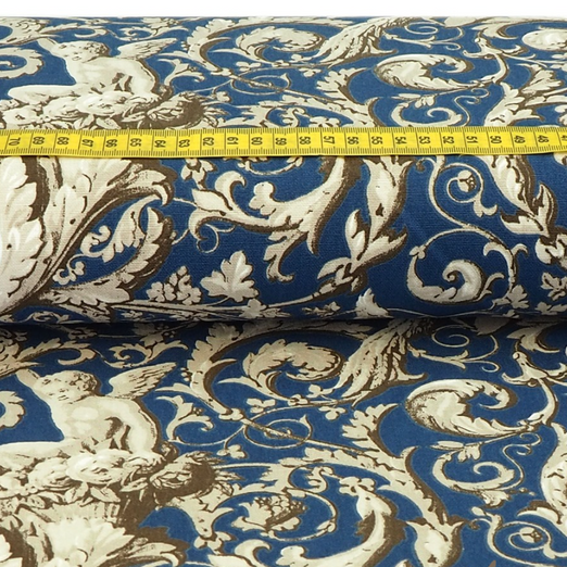 Canvas Engel auf Schnörkelei Marine Canvas Engel auf Schnörkelei Marine