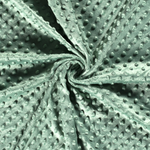 Minky Fleece "Notti" Punkte Mint Minky Fleece "Notti" Punkte Mint