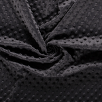 Minky Fleece "Notti" Punkte Dunkelgrau Minky Fleece "Notti" Punkte Dunkelgrau