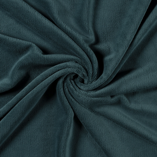 Kuschelfleece Uni Old Green