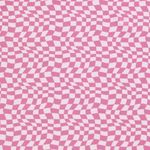 Jersey Quadrate Wirrwarr Rosa