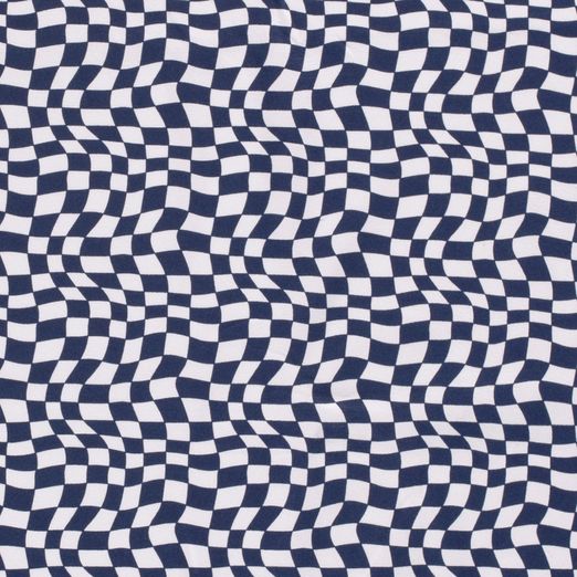 Jersey Quadrate Wirrwarr Marine Jersey Quadrate Wirrwarr Marine