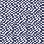 Jersey Fyrkantigt Virrvarr Marinblå