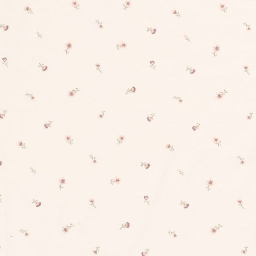 Jersey Blümchen Gitti auf Creme