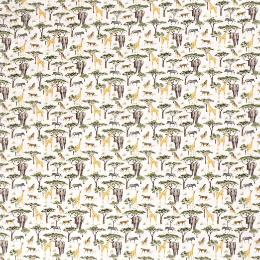 Jersey Im Urwald auf Cremeweiß Digital Jersey Im Urwald auf Cremeweiß Digital