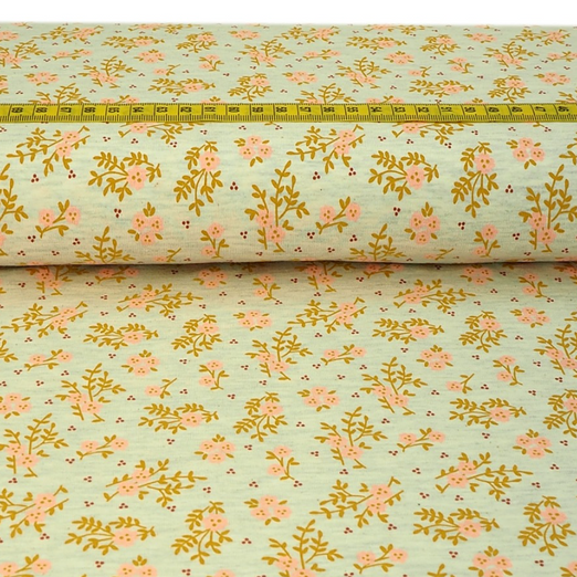 Jersey Blühende Gräser Creme Meliert Jersey Blühende Gräser Creme Meliert