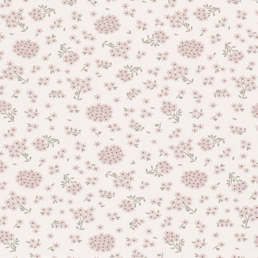 Jersey Frühlingswiese auf Cremeweiß