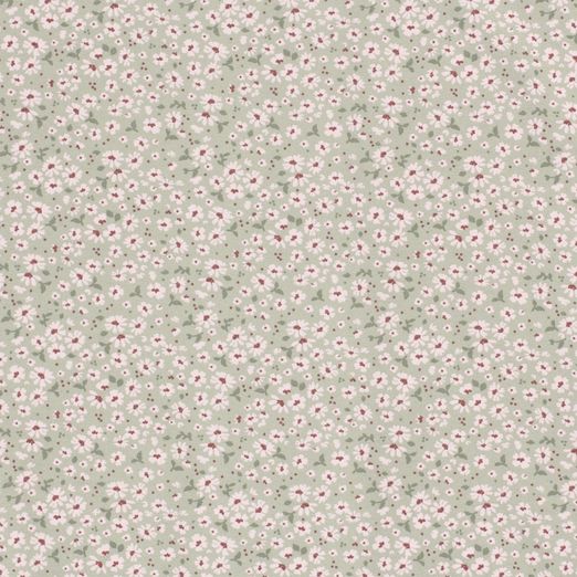 Jersey Margeritenblümchen auf Mint Jersey Margeritenblümchen auf Mint