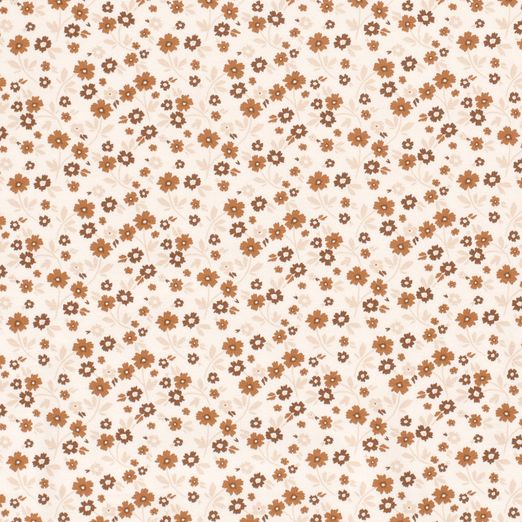 Jersey Blümchen Miri auf Creme