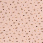 Jersey Feuilles sur Vieux Rose