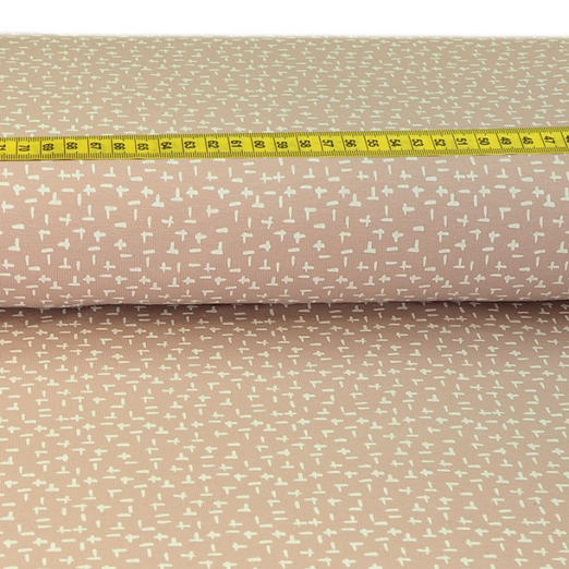 Jersey Plusminus auf Hellem Altrosa Jersey Plusminus auf Hellem Altrosa