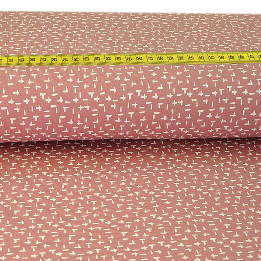 Jersey Plusminus auf Dunklem Altrosa Jersey Plusminus auf Dunklem Altrosa