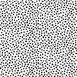 Jersey Vierecke auf Weiß BIO