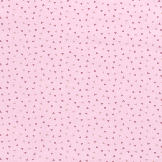 Jersey Triangles auf Hellrosa