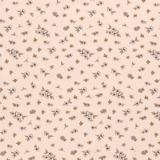 Jersey Blümchen Ina auf Apricot Jersey Blümchen Ina auf Apricot