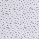 Jersey Blommor på Ljusblå