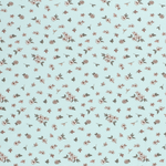 Jersey Blümchen Ina auf Hellmint