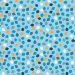 Jersey Bunte Rechtecke auf Helltürkis