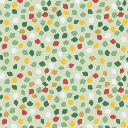 Jersey Bunte Rechtecke auf Hellmint Jersey Bunte Rechtecke auf Hellmint