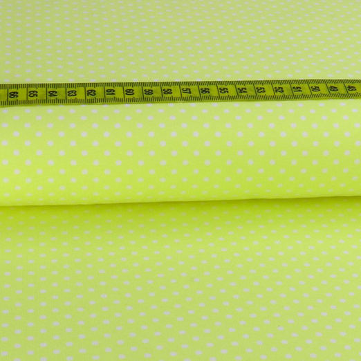 Jersey Little Darling Pünktchen auf Zitrone