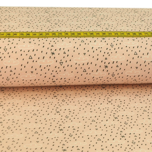 Jersey Regenwetter auf Hellrosa ORGANIC Jersey Regenwetter auf Hellrosa ORGANIC