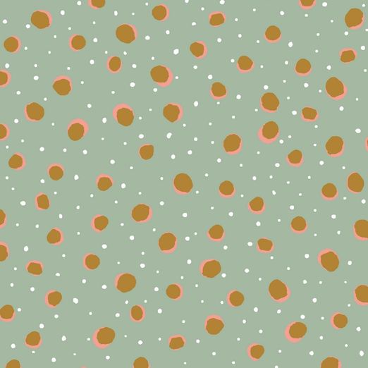 Jersey Jolly Dots Mint BIO Jersey Jolly Dots Mint BIO