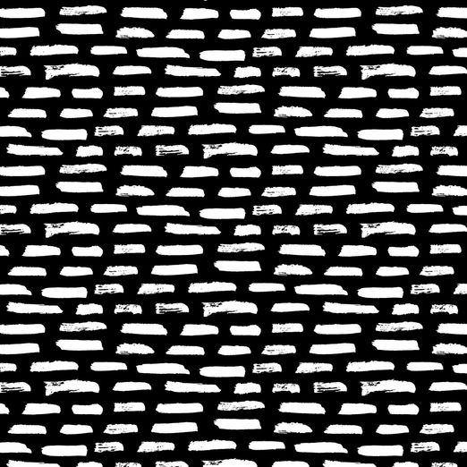 Jersey Rechtecke Weiß auf Schwarz BIO Jersey Rechtecke Weiß auf Schwarz BIO