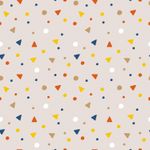 Jersey Prickar och Trianglar på Ljusbeige