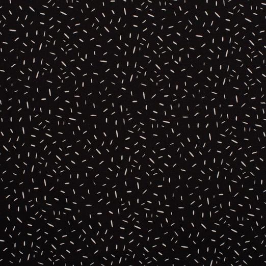 Jersey Konfetti Schwarz
